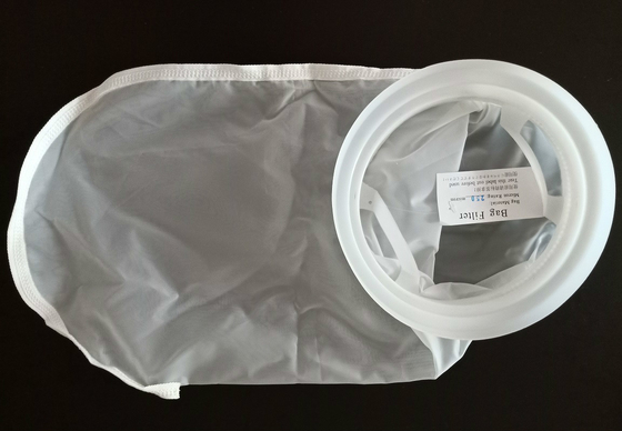 Boucle accrochante sachet filtre liquide de 250 microns avec la couture