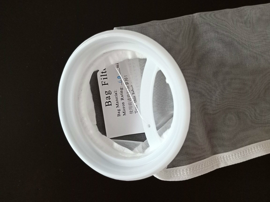 Microns en nylon de couture accrochant Mesh Filter Bags de boucle 60 avec l'anneau en plastique