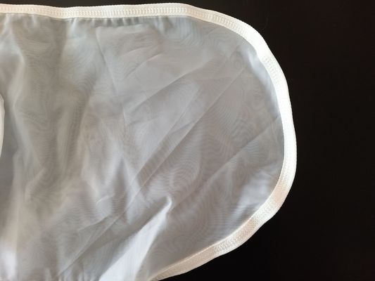 Mesh Liquid Filter Bag en nylon rond 300 microns avec l'anneau en plastique