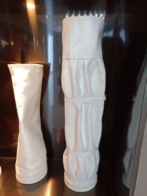 Sachet filtre plissé par étoile de PPS Nomex P84 de polyester pour le collecteur de poussière renversé