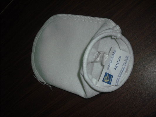 Sachet filtre de polypropylène de nylon de polyester 5 microns pour la filtration liquide
