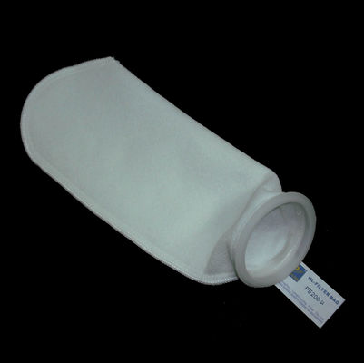 Sachet filtre de polypropylène de nylon de polyester 5 microns pour la filtration liquide