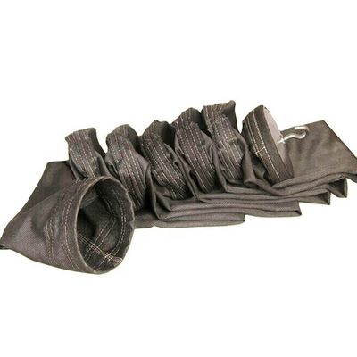 Sachet filtre de poussière du diamètre 300mm de fibre de verre à hautes températures inverse de collecteur pour l'usine sidérurgique
