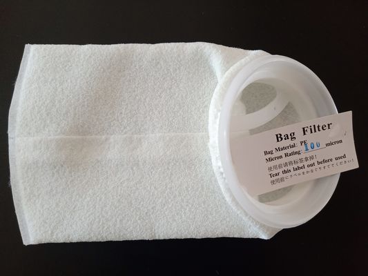 Microns en nylon de couture accrochant Mesh Filter Bags de boucle 60 avec l'anneau en plastique