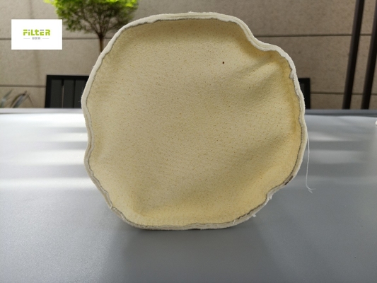 Calandrement acrylique de fibre de verre de Nomex d'anti d'alcali sac de filtre à air