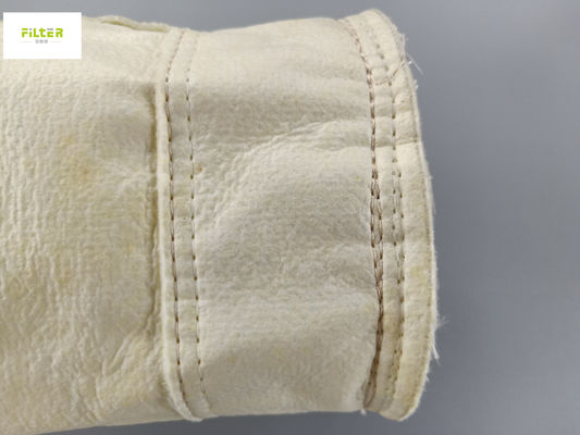 L'aiguille à hautes températures de Nomex PTFE de fibre de verre de sachet filtre de la poussière s'est sentie