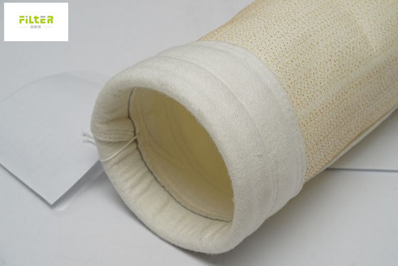 Sachet filtre 450-550g de la poussière de Nomex Aramid PPS P84 PTFE pour l'industrie cimentière