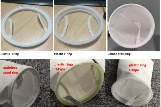 Eau/huile/sachet filtre liquide de PE avec Ring Alkali Resistance de plastique