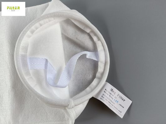 100 chaussettes liquides faites sur commande de filtre du micron pp avec le fond de fil de couture