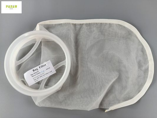 25 filtration en acier du micron pp Ring Water Filter Bag For industrielle