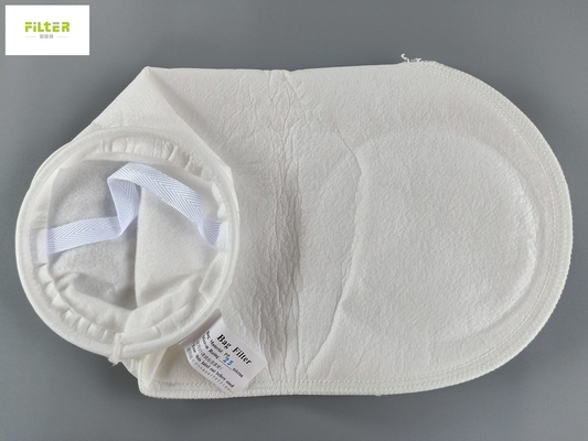 Sachet filtre liquide de fil de couture avec SS304 le micron pp de l'anneau 25